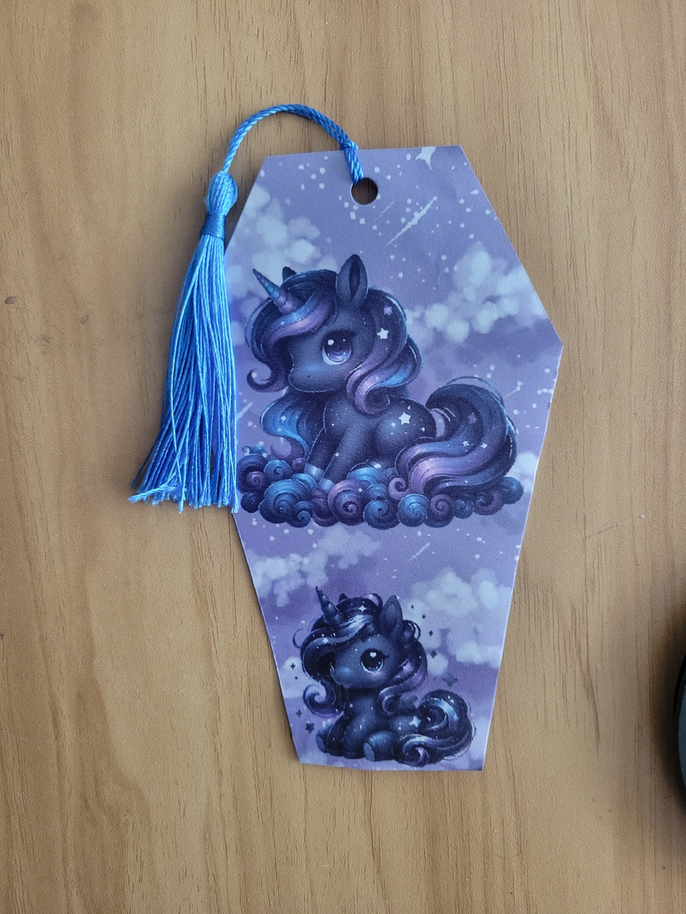 🖤NEW🖤 Purple Unicorn Tassel Bookmark for Kids